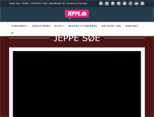 Tablet Screenshot of jeppe.dk